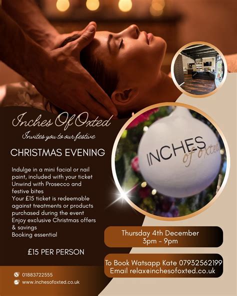 Inches Christmas Evening, Oxted, Surrey UK, Biggin Hill, 4 December ...