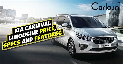 Kia Carnival Limousine: All you need to know