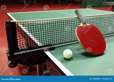 Equipment for Table Tennis - Racket, Ball, Table Stock Photo - Image of ...