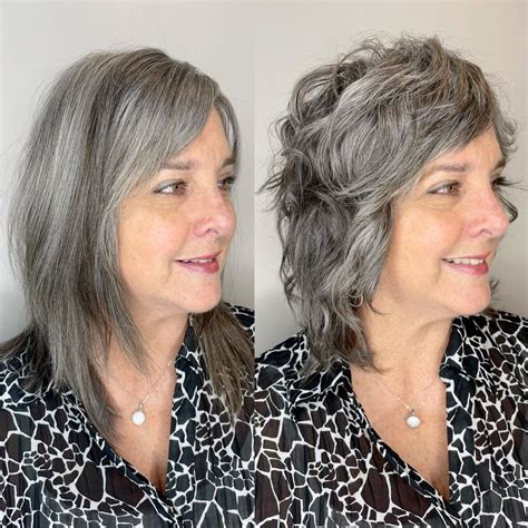 30 Rejuvenating Shag Haircuts for Women Over 60 in 2025 | Medium shaggy ...