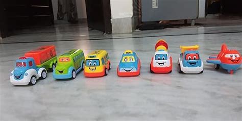 Buy JVM Plastic Pull Back Car, Pack Of 7, Multicolour Online at Low ...