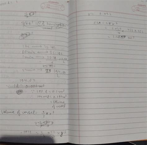 2. Due to a leakage a hemispherical vessel with negligible thickness ...
