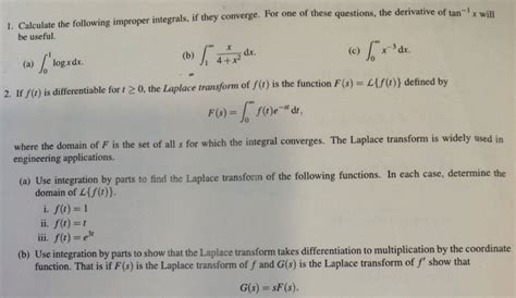 Image result for Complex Improper Integrals Questions