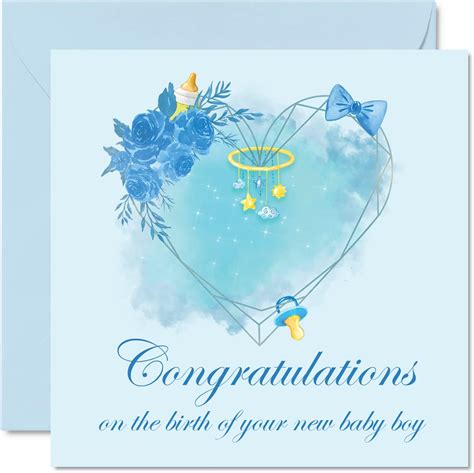 Congratulations On Your Baby Boy 51 New Baby Card Congratulations