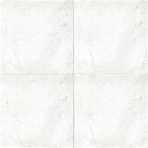 Glorious White 18" x 18" Floor & Wall Tile – Wide Canvas