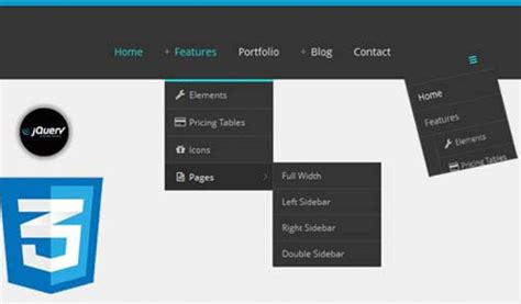 Image result for HTML/CSS Menu Bar Source Code