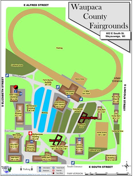 Fair Map - Waupaca County Fair | Aug 20-24, 2025