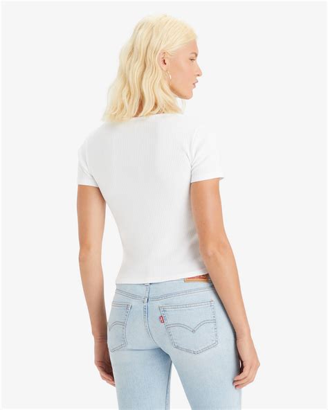 Britt Snap Front Top - White | Levi's® GB