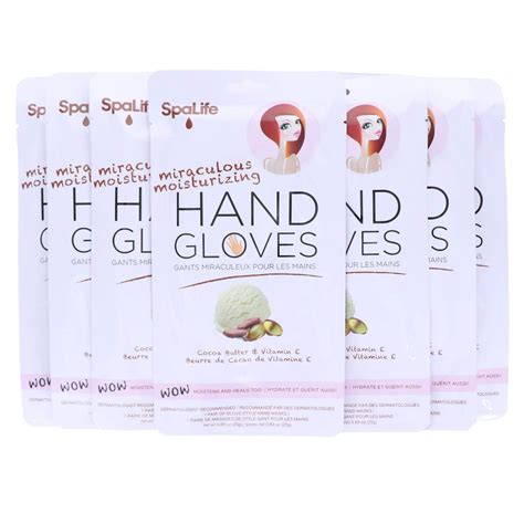 Buy SpaLife Restoring Hand Gloves Cocoa Butter + Vitamin E Online at ...
