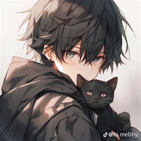 Black Cat | Black cat anime, Anime cat boy, Cute anime boy