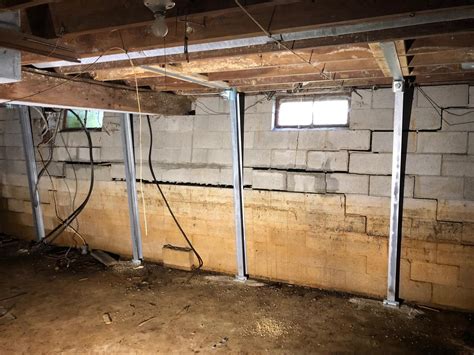 Woods Basement Systems, Inc. - Foundation Repair Photo Album - Bowing ...