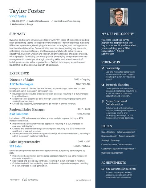 3 Successful VP of Sales Resume Examples And Writing Tips for 2024