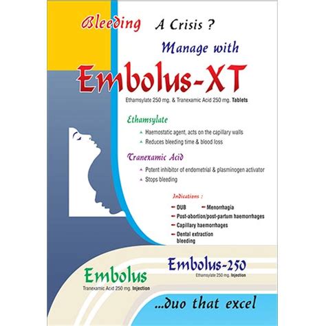 EMBOLUS-XT Tablets Bendic Healthcare Pvt. Ltd.