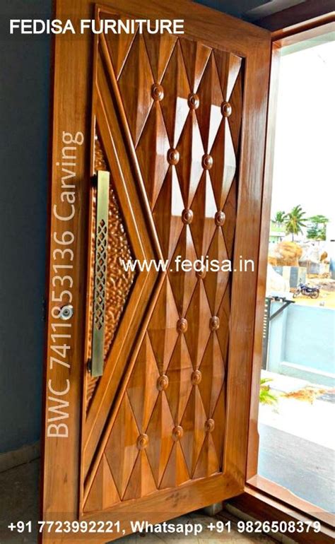 Door Design Front Door Design Aluminum Jali Door Main Door Side Border ...