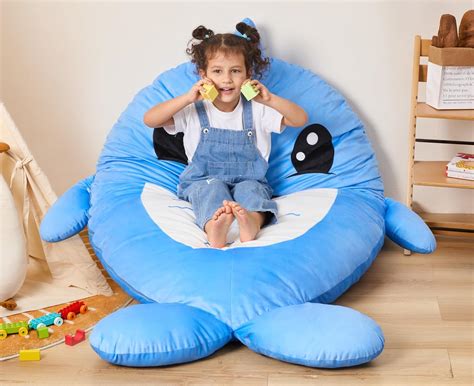 Amazon.com: Hobestluk Bean Bag Chairs Bean Bag Floor Cushion, Bean Bag ...