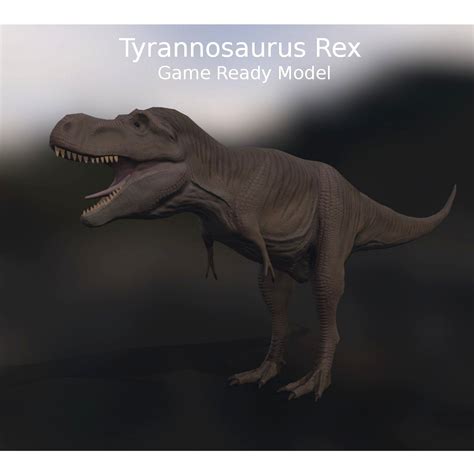 Game Ready T-Rex Model 3d