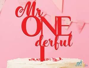 Buy Art & Designs One Month Baby Boy Cake Topper Online at Low Prices ...