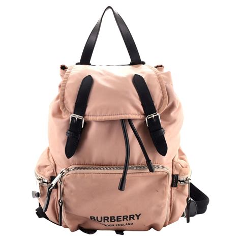 Burberry Rucksack Backpack Nylon with Leather Small at 1stDibs