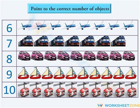 Transportation Counting Worksheet 的图像结果