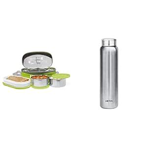 Buy MILTON Aqua 1000 Single Walled Stainless Steel Fridge Water Bottle ...