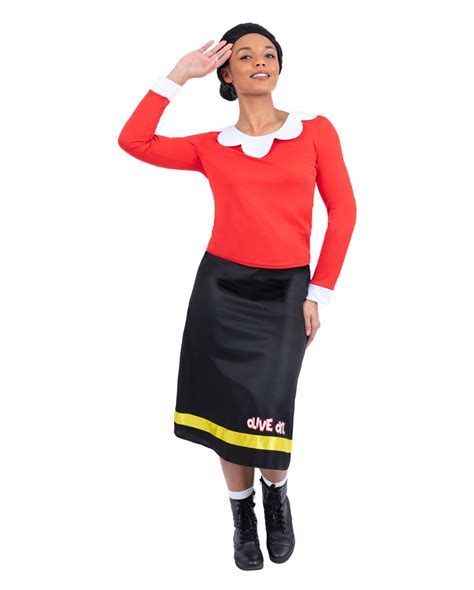 Popeye Olivia Oyl Ladies Costume for carnival & theme parties | Horror ...