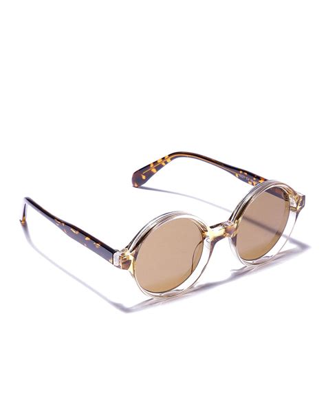Tortoise shell with Polycarbonate UV Protected Lens Round Sunglass for ...