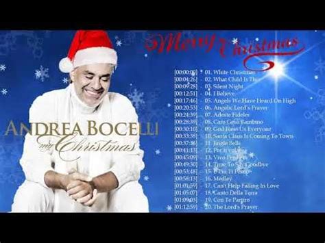 Andrea Bocelli Christmas Songs 2019 - Andrea Bocelli Christmas Carol ...