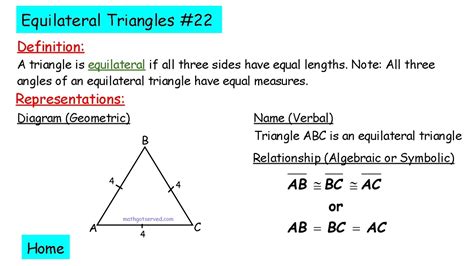 Image result for Equilateral Triangle Definition Geometry