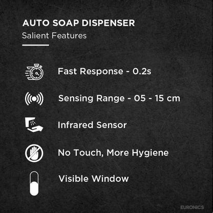 Buy ES80A Auto Soap Dispenser – Euronics Industries