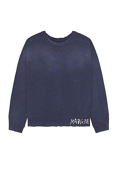 Maison Margiela Sweatshirt in Washed purple | FWRD