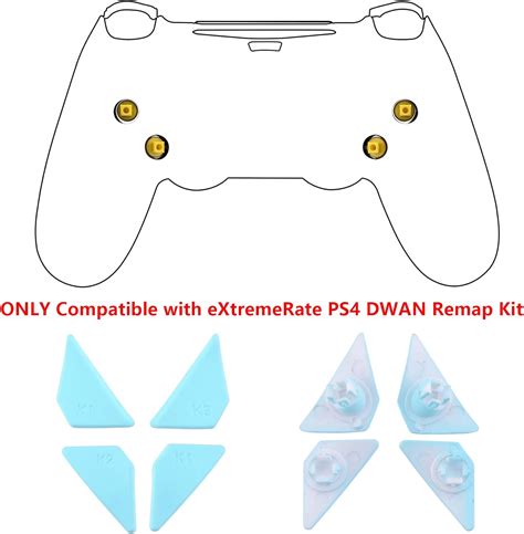 Buy Heaven Blue Replacement Redesigned Back Buttons K1 K2 K3 K4 Paddles ...