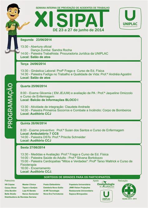 Image result for Programacao Sipat