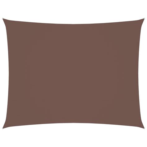 Żagiel przeciwsłoneczny i przeciwdeszczowy Oxford PU 2,5 x 4 m, brązowy ...