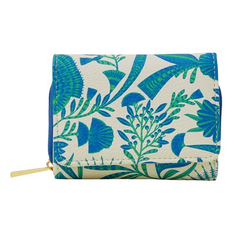 Accessorize London Women's White Ornamental Floral Wallet - Accessorize ...