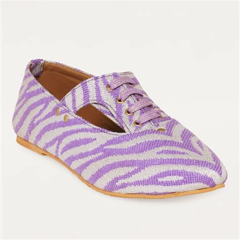 Juliet Oxfords in Purple | Ethnic Shoes for Women - The Quirky Naari
