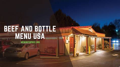 Beef and Bottle Menu With Prices 2026 USA (UPDATED) - Menu with Prices