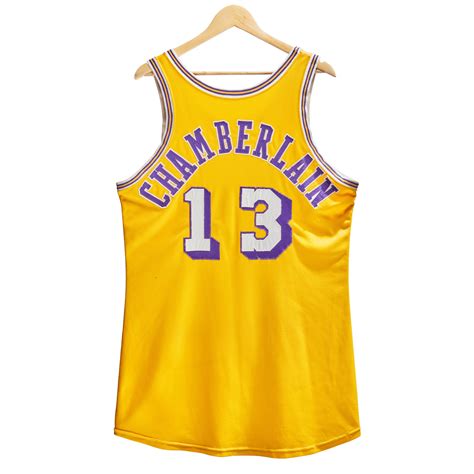 Wilt Chamberlain's Iconic 1972 NBA Finals Lakers Jersey for Auction at ...