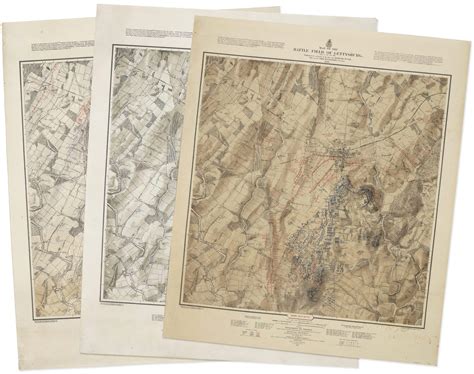 Bachelder’s monumental maps of the Battle of Gettysburg - Rare & Antique Maps