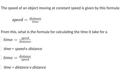 Image result for How to Find Distance Using Constant Speed and Time