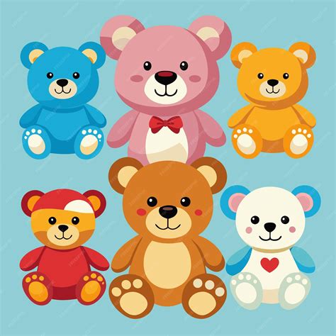 Teddy Bear Clip Art Vector Illustration Design | Premium AI-generated ...