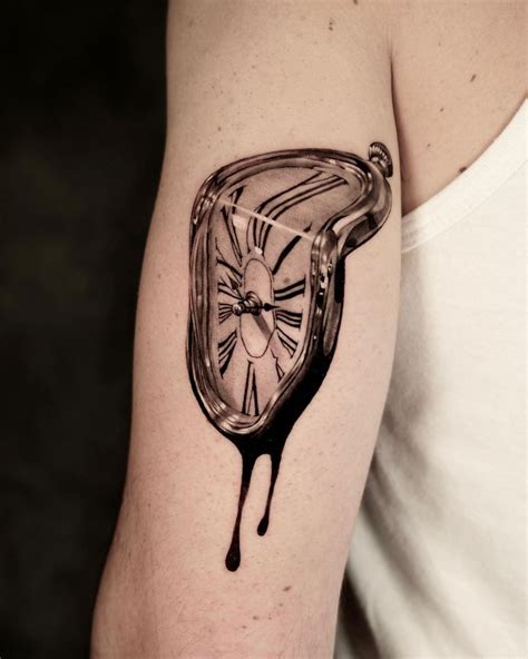 Clock face tattoo ideas photos