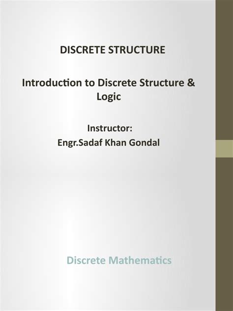 Image result for Discrete Structure Logic