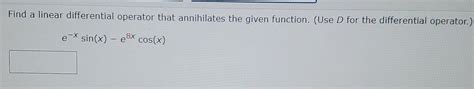 Linear Differential Operator 的图像结果
