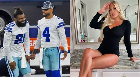 Ezekiel Elliott Responds To Dak Prescott Dating LSU Swimmer