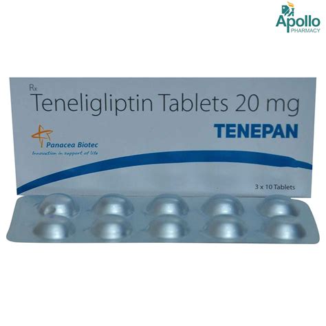 TENEPAN 20 TABLET 10'S Price, Uses, Side Effects, Composition - Apollo ...
