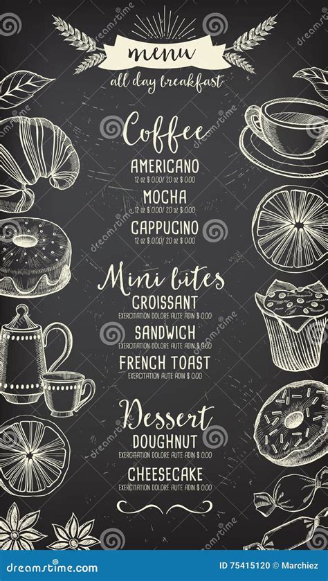 Menu Board Design 的图像结果