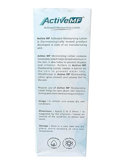 Active MF Activated Moisturising Lotion With Ceramide (200ml) Prevents ...