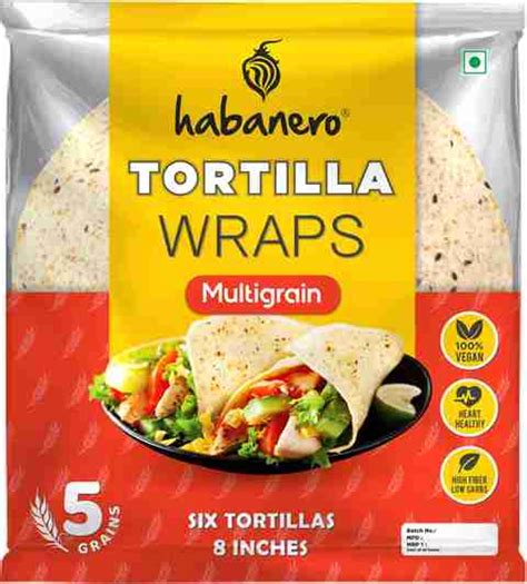 habanero MULTIGRAIN TORTILLA WRAP Price in India - Buy habanero ...