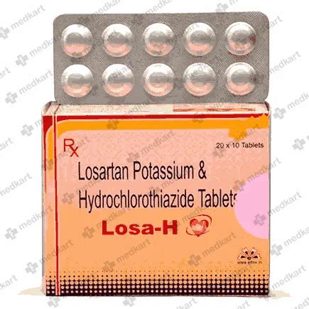 LOSA H 50MG TABLET 10'S Price, Uses, Side Effects & Substitutes | Medkart