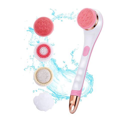 Jiffy AquaScrub 4 in 1 Automatic Electric Body Scrubber with long ...